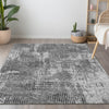 Piper Looms Chantille Geometric ACN912 Gray Machine Washable Area Rug Lifestyle Image Feature