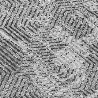 Piper Looms Chantille Geometric ACN912 Gray Machine Washable Area Rug Swatch Image