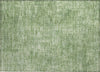 Piper Looms Chantille Geometric ACN912 Green Machine Washable Area Rug Scatter Main Image