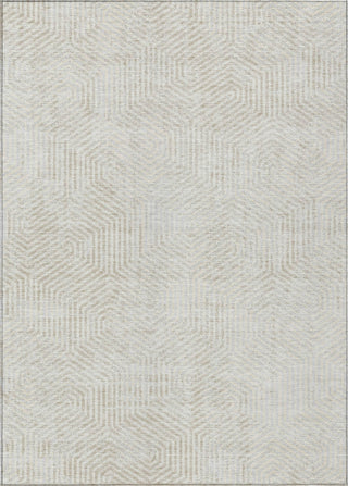 Piper Looms Chantille Geometric ACN912 Ivory Machine Washable Area Rug main image