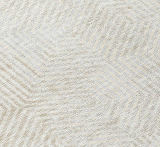 Piper Looms Chantille Geometric ACN912 Ivory Machine Washable Area Rug Swatch Image