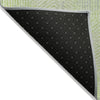 Piper Looms Chantille Geometric ACN912 Lime Machine Washable Area Rug Backing Image
