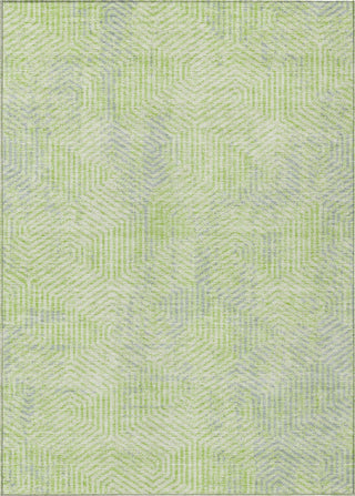 Piper Looms Chantille Geometric ACN912 Lime Machine Washable Area Rug main image