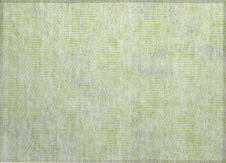 Piper Looms Chantille Geometric ACN912 Lime Machine Washable Area Rug Scatter Main Image