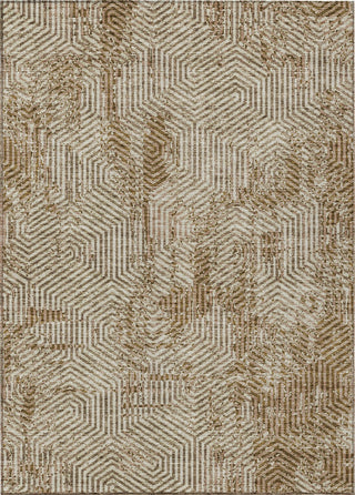 Piper Looms Chantille Geometric ACN912 Mocha Machine Washable Area Rug main image