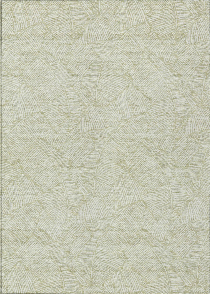 Piper Looms Chantille Floral ACN913 Aloe Machine Washable Area Rug main image