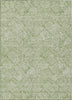 Piper Looms Chantille Floral ACN913 Green Machine Washable Area Rug main image