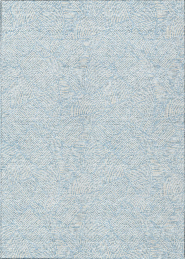 Piper Looms Chantille Floral ACN913 Sky Machine Washable Area Rug main image