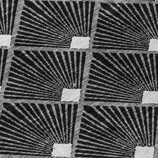 Piper Looms Chantille Diamonds ACN914 Black Machine Washable Area Rug Swatch Image