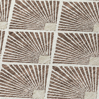 Piper Looms Chantille Diamonds ACN914 Brown Machine Washable Area Rug Swatch Image