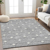 Piper Looms Chantille Diamonds ACN914 Gray Machine Washable Area Rug Lifestyle Image Feature