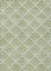 Piper Looms Chantille Diamonds ACN914 Green Machine Washable Area Rug main image