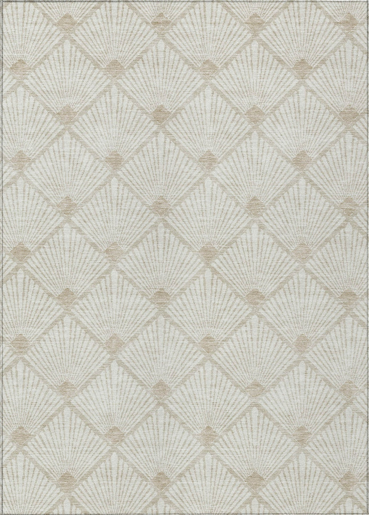 Piper Looms Chantille Diamonds ACN914 Ivory Machine Washable Area Rug main image