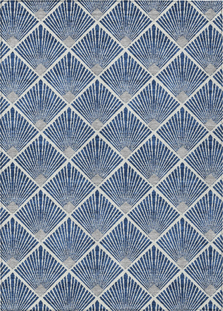 Piper Looms Chantille Diamonds ACN914 Navy Machine Washable Area Rug main image