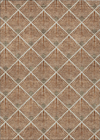 Piper Looms Chantille Diamonds ACN914 Paprika Machine Washable Area Rug main image