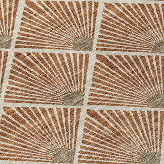 Piper Looms Chantille Diamonds ACN914 Paprika Machine Washable Area Rug Swatch Image