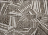 Piper Looms Chantille Geometric ACN915 Brown Machine Washable Area Rug Scatter Main Image