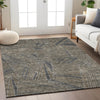 Piper Looms Chantille Geometric ACN915 Mocha Machine Washable Area Rug Lifestyle Image Feature
