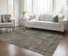 Piper Looms Chantille Geometric ACN915 Mocha Machine Washable Area Rug Lifestyle Image Feature