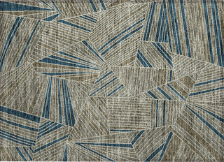 Piper Looms Chantille Geometric ACN915 Taupe Machine Washable Area Rug Scatter Main Image