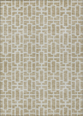 Piper Looms Chantille Geometric ACN916 Beige Machine Washable Area Rug main image