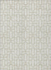 Piper Looms Chantille Geometric ACN916 Ivory Machine Washable Area Rug main image