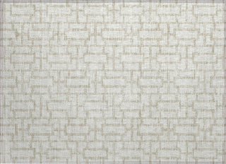 Piper Looms Chantille Geometric ACN916 Ivory Machine Washable Area Rug Scatter Main Image