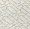 Piper Looms Chantille Geometric ACN916 Ivory Machine Washable Area Rug Swatch Image