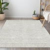 Piper Looms Chantille Lines ACN917 Ivory Machine Washable Area Rug Lifestyle Image Feature