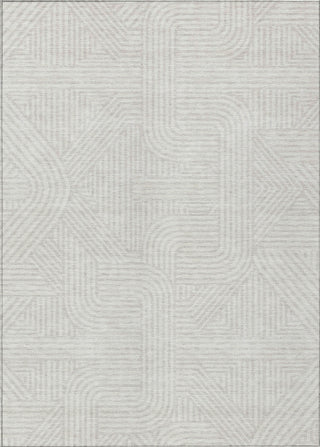 Piper Looms Chantille Lines ACN917 Ivory Machine Washable Area Rug main image