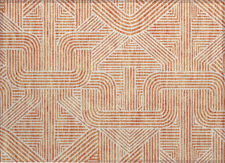 Piper Looms Chantille Lines ACN917 Orange Machine Washable Area Rug Scatter Main Image