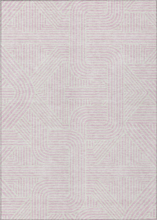 Piper Looms Chantille Lines ACN917 Pink Machine Washable Area Rug main image