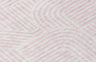 Piper Looms Chantille Lines ACN917 Pink Machine Washable Area Rug Swatch Image