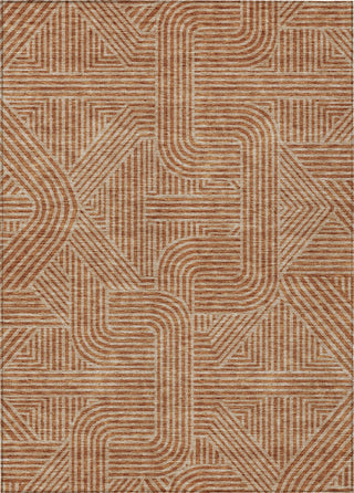 Piper Looms Chantille Lines ACN917 Terracotta Machine Washable Area Rug main image