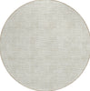 Piper Looms Chantille Lines ACN918 Ivory Machine Washable Area Rug Round Main Image