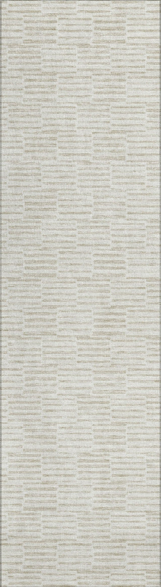 Piper Looms Chantille Lines ACN918 Ivory Machine Washable Area Rug Runner Main Image