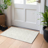 Piper Looms Chantille Lines ACN918 Ivory Machine Washable Area Rug Scatter Lifestyle Image Feature