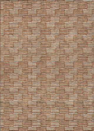 Piper Looms Chantille Lines ACN918 Paprika Machine Washable Area Rug main image
