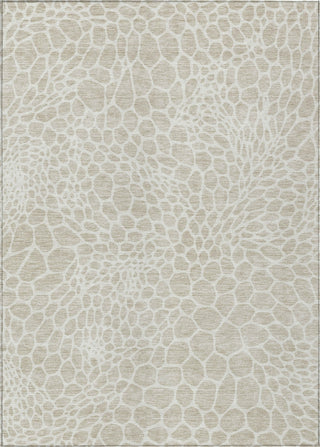 Piper Looms Chantille Geometric ACN919 Beige Machine Washable Area Rug main image