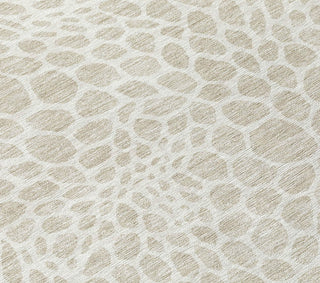 Piper Looms Chantille Geometric ACN919 Beige Machine Washable Area Rug Swatch Image