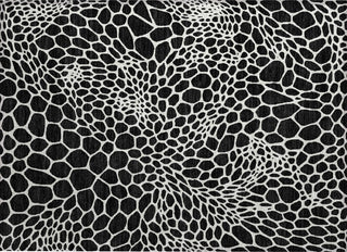 Piper Looms Chantille Geometric ACN919 Black Machine Washable Area Rug Scatter Main Image