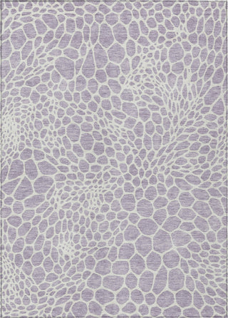 Piper Looms Chantille Geometric ACN919 Lilac Machine Washable Area Rug main image