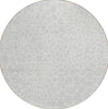 Piper Looms Chantille Geometric ACN919 Silver Machine Washable Area Rug Round Main Image