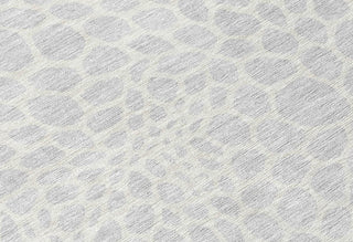Piper Looms Chantille Geometric ACN919 Silver Machine Washable Area Rug Swatch Image