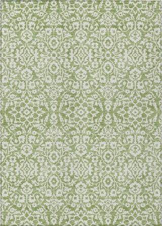 Piper Looms Chantille Damask ACN920 Green Machine Washable Area Rug main image