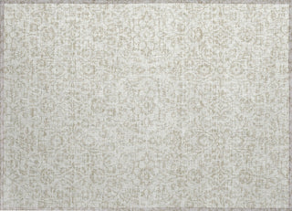 Piper Looms Chantille Damask ACN920 Ivory Machine Washable Area Rug Scatter Main Image