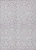 Piper Looms Chantille Damask ACN920 Lavender Machine Washable Area Rug main image