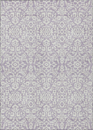 Piper Looms Chantille Damask ACN920 Lavender Machine Washable Area Rug main image