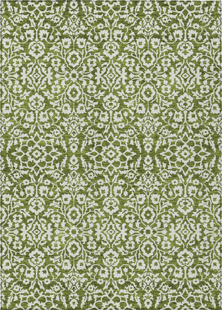 Piper Looms Chantille Damask ACN920 Olive Machine Washable Area Rug main image