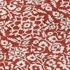 Piper Looms Chantille Damask ACN920 Red Machine Washable Area Rug Swatch Image